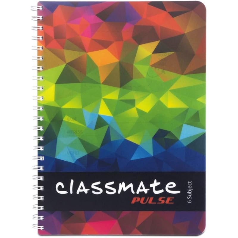Classmate Premium 6 Subject Notebook - A4, Soft Cover, 300 Pages, Single Line
