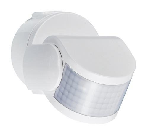 Swiss Garde 3100 IR motion sensor, white, 14-degree range, 200°, IP55