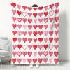 Romantic Love Series digital-printed polyester Bedroom velvet flannel cover blanket Fleece soft sofa cover blankets for beds
