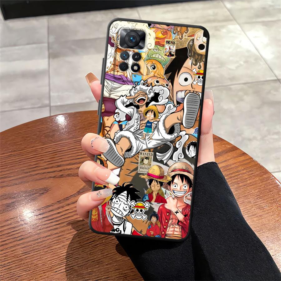 Мультяшная чехол-накладка Funda для телефона One Piece для Xiaomi Redmi Note 11 13 Pro Plus 11s 12s 12 Pro 9 10S 9S 7 8 14 10