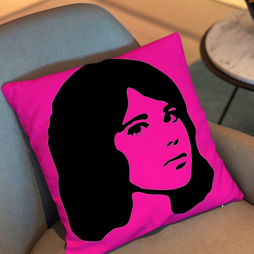 Band Cool Tv Girl Pillow Case Pillow Case Living Room Sofa Cushion Cover Suitable For Home Bedroom Room Decoration