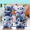 Плюшевый брелок Stitch с наполнителем из полипропиленового хлопка, идеально подходит для украшения рюкзака и подарков