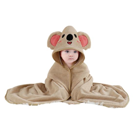 Банное полотенце, супер мягкое, с мультяшным дизайном, впитывающее, удобное на ощупь, детское банное полотенце с капюшоном, банный халат, пеленание