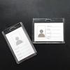 Transparent ID Credit Card Holder Protect Cover Business Card Identity Badge Protector Cover Students Bus Card Protection Case
