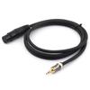 MOBOREST 3.5mm TRS Stereo To XLR Female Microphone Cable for Professional Studios, Live Performances, Schools, Churches, Public Presentations,