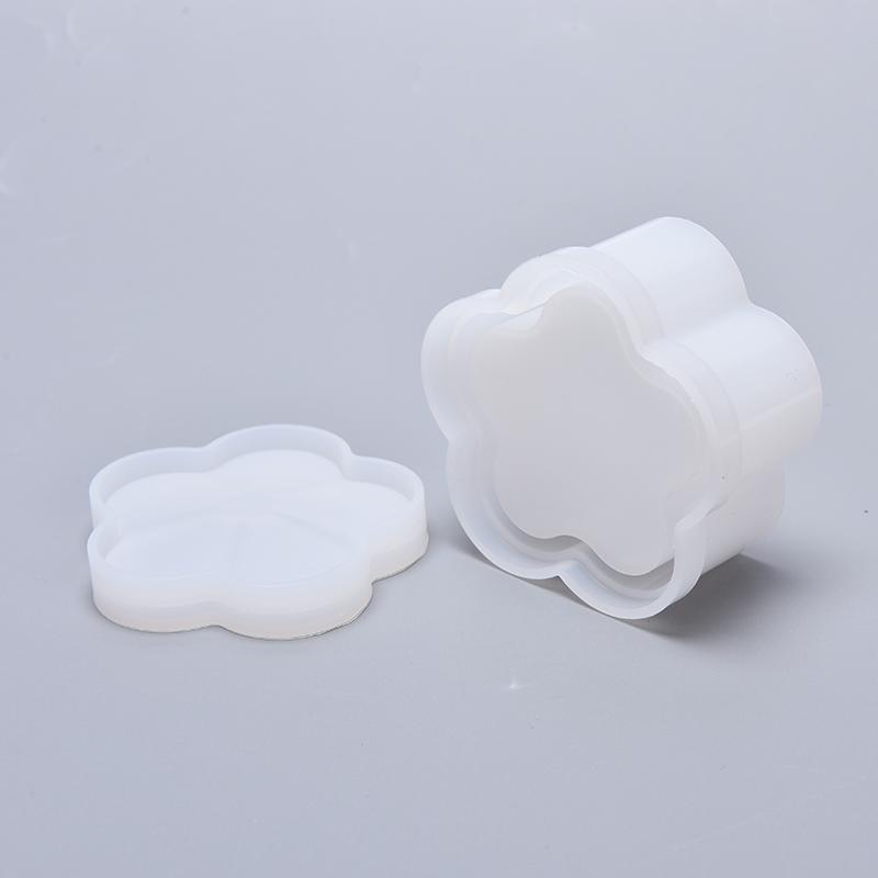 Heart Shape Resin Silicone Mold Hexagon Storage Box Mold Diy Table Jewelry Box