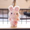 Cute Plush Rabbit Keychain Fluffy And Adorable Stuffed Animal For Backpacks