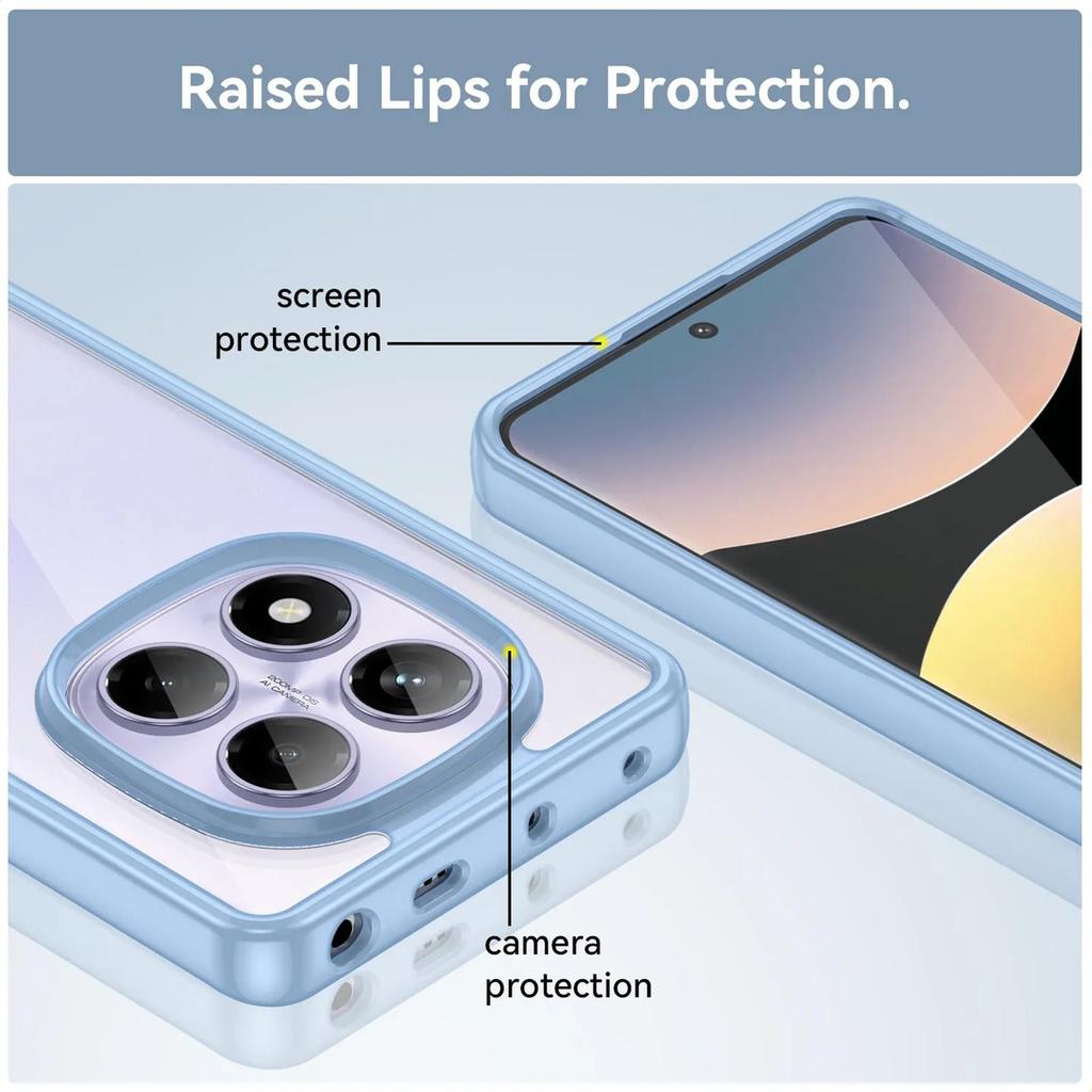 Phone Case For Xiaomi Redmi Note 14 Pro 4g , Clear Transparent Phone Case Cover For Xiaomi Redmi Note 14 Pro 4g