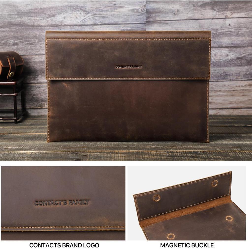 Чехол для ноутбука из натуральной кожи для MacBook 14,2/16,2 дюйма, 2021 г.