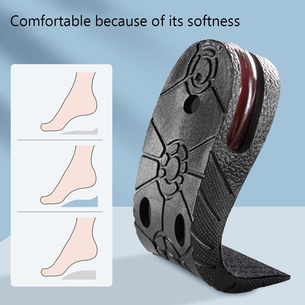 Унисекс Амортизирующие Полустельки Стельки для Увеличения Роста Обувь на Платформе Подушка Вставка в Пятку