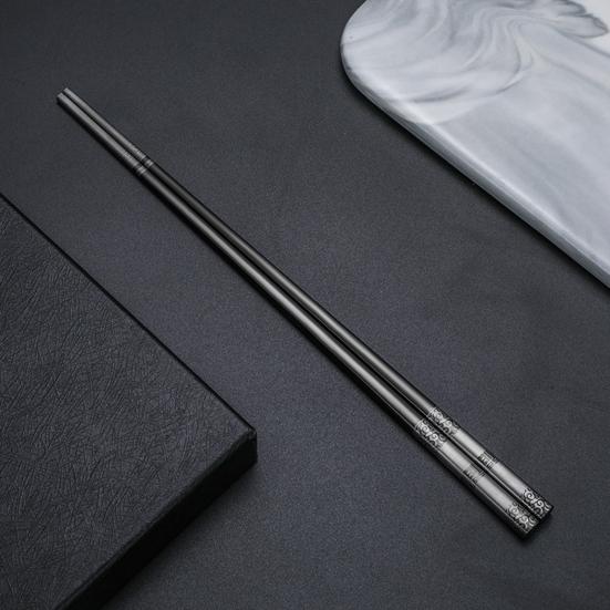 Excellent Non-slip Pick Up Comfortable Grip Chinese Style Food Chopsticks Daily Use Family Chopsticks