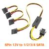 8Pin/6Pin к Sata жесткий кабель адаптера питания Соединительный кабель 12V к 4Pin Molex HDD шнур питания