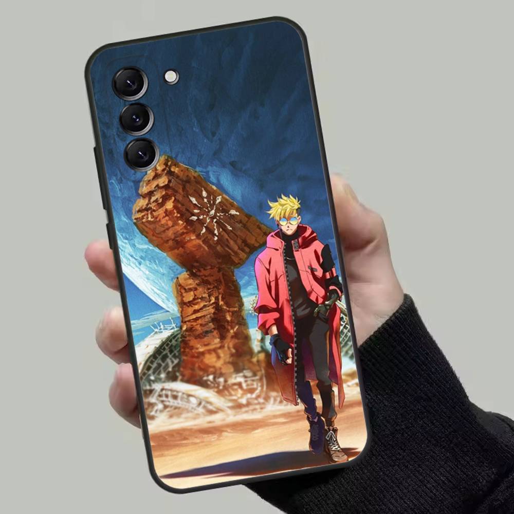 Чехол для телефона TRIGUN STAMPEDE для Samsung Galaxy A13,A21s,A22,A31,A32,A52,A53,A71,A80, Мягкий черный корпус