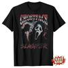 Футболка Scream Ghostface Slasher Черная Жуткая Футболка для фанатов фильмов ужасов