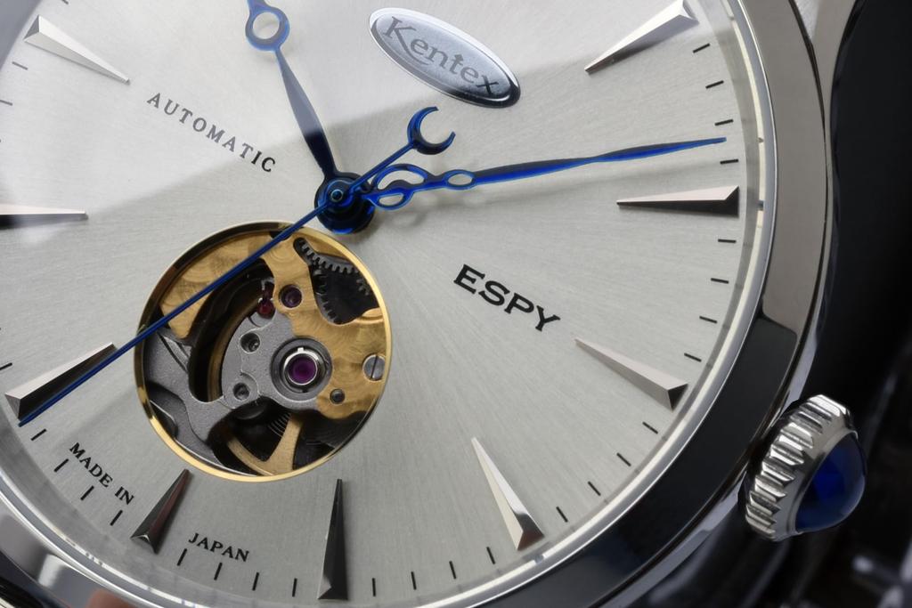 Механические автоматические часы ESPY Dress Open Heart Silver [Kentex] E660M-02 мужские