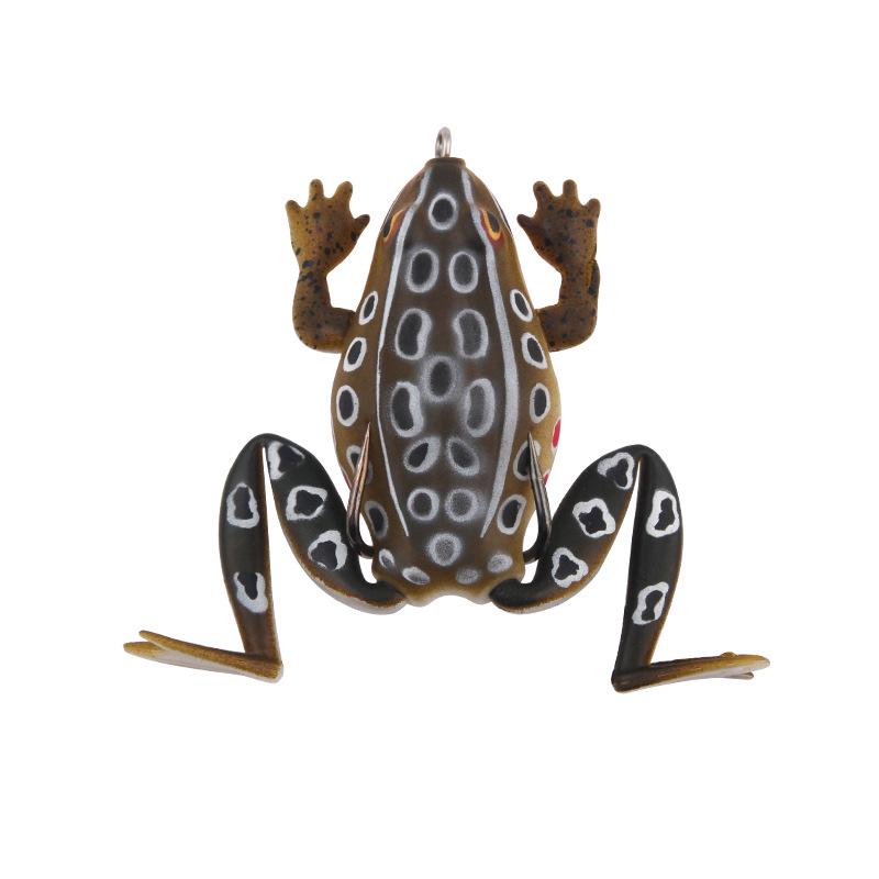 Мягкая приманка Thunder Frog: Наживка для жабы 6,5 см/19 г в фирменной упаковке для черной рыбы