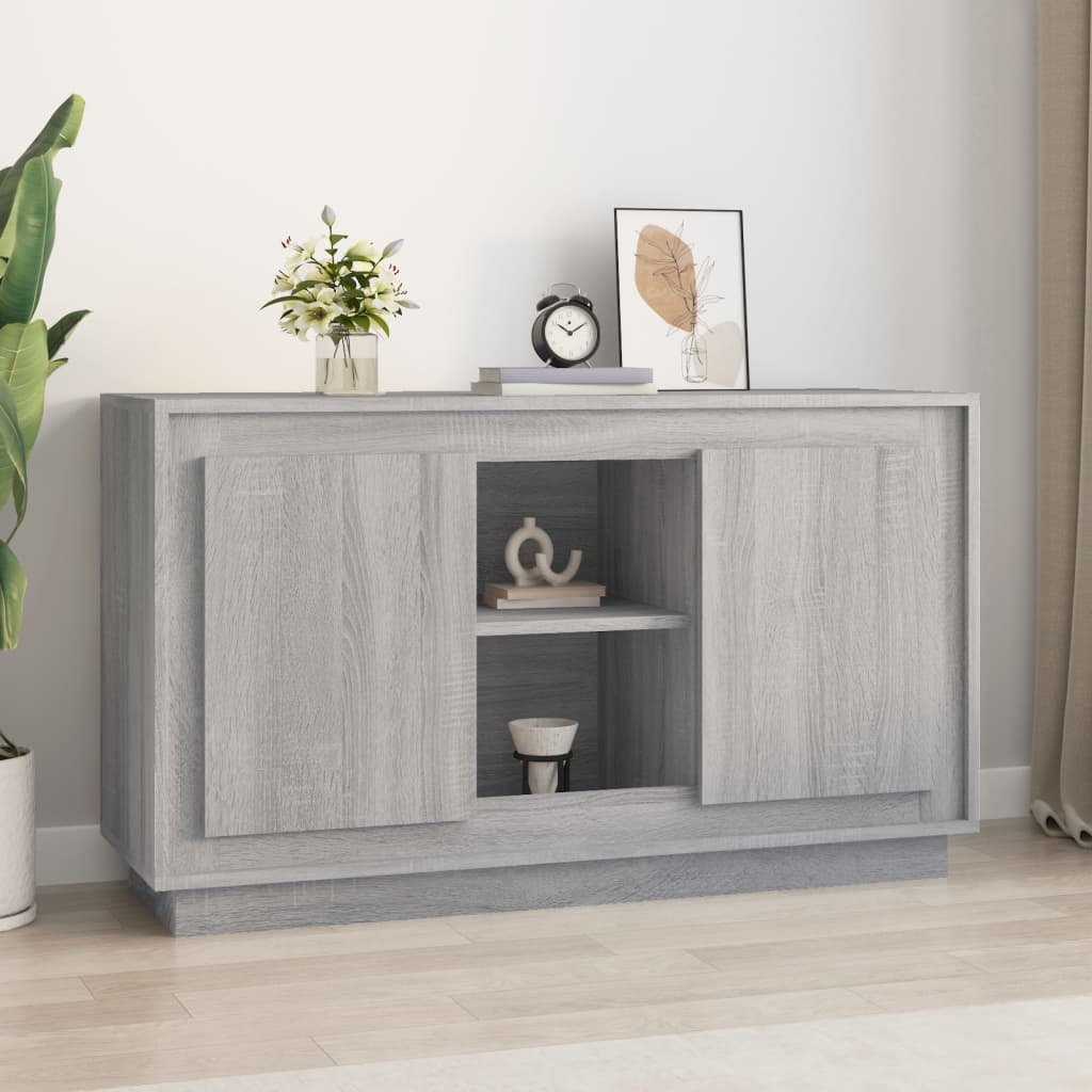 Sideboard Gray Sonoma 102 x 35 x 60 cm Particleboard