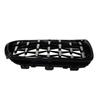 Car Front Bumper Grilles Diamond Grill For BMW 1 Series F20 F21 LCI 2016 2017 ABS Meteor Grills Kidney Replacement Racing