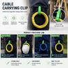Adjustable Strap Safety Helmet Clamp POM Key Chains Clips New Utility Clip  Cable Management