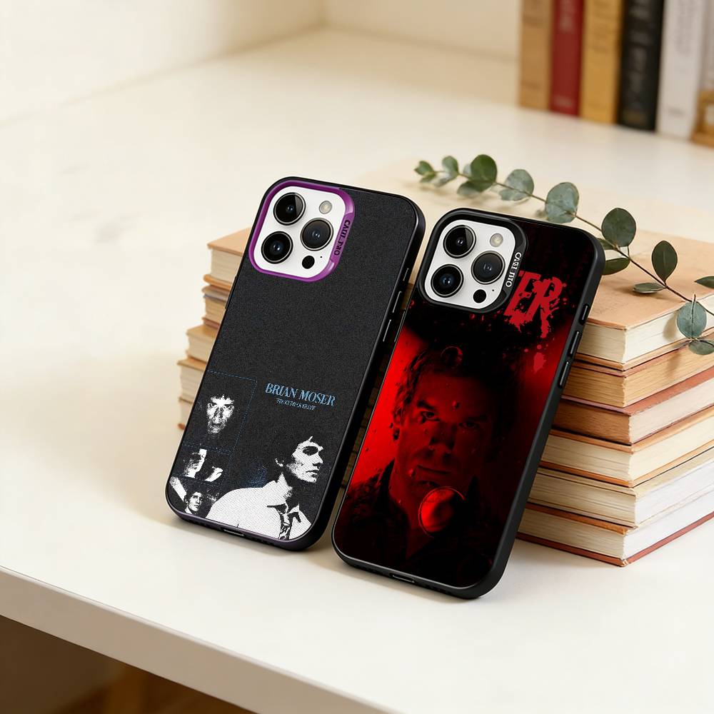 Чехол для телефона с изображением антигероя Декстера Моргана для iPhone 17,16,15,14,13,12,11 Plus,Pro Max,XS, Цветной серебристый чехол Funda Cover