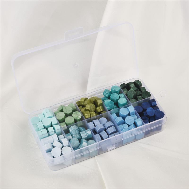 Коробка с лаковым сургучом, древняя восьмиугольная краска, сургуч, набор, бусины, самодельные поделки, приглашение, конверт, свадебная сургучная печать