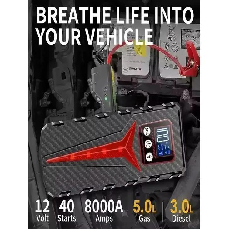 Новый Автомобильный Пуско-зарядное устройство 229800 мАч Портативный Power Bank Стартер Батарея 12В Бензиновые и Дизельные Автомобили Аварийный Бустер Аксессуары