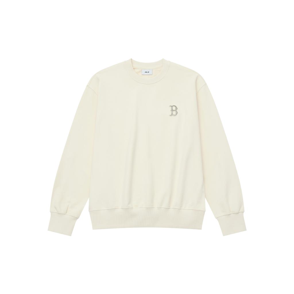 New MLB Boston Red Sox Basic Collection 25FW Sweatshirt Unisex 3AMTB1154-43CRS