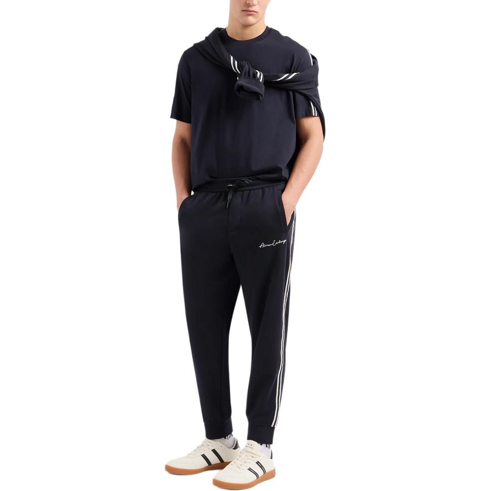 Armani Exchange logo-embroidered track pants 8NZPSG-Z9N1Z-1510