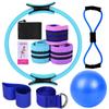 Yoga Sets for Women Pilates At Home Equipment Pilates Magic Ring Booty Bands for Working Out Glutes Yoga Ball for Stretching