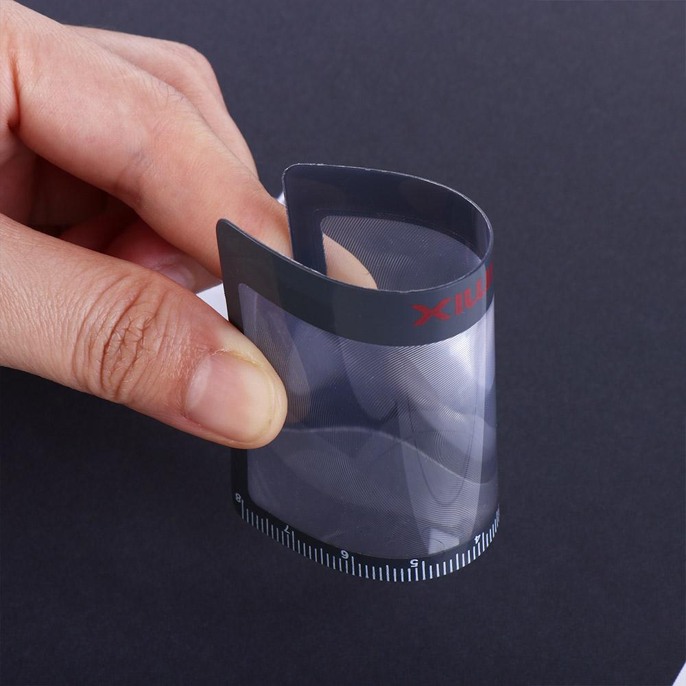 Glasses Lens Card Magnifying Glass 3X Fresnel Lens Outdoor Fire Magnifying Glass Hd Reading Mirror