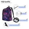 Модный Рюкзак Pokemon Gengar Тыква Хэллоуин Mochilas Портативный Ретро Для Улицы Стирающийся Rucksack