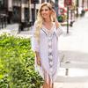 Women's Beach Cover-Up Dress Backless Hollow Out Tassel Beach Coverup