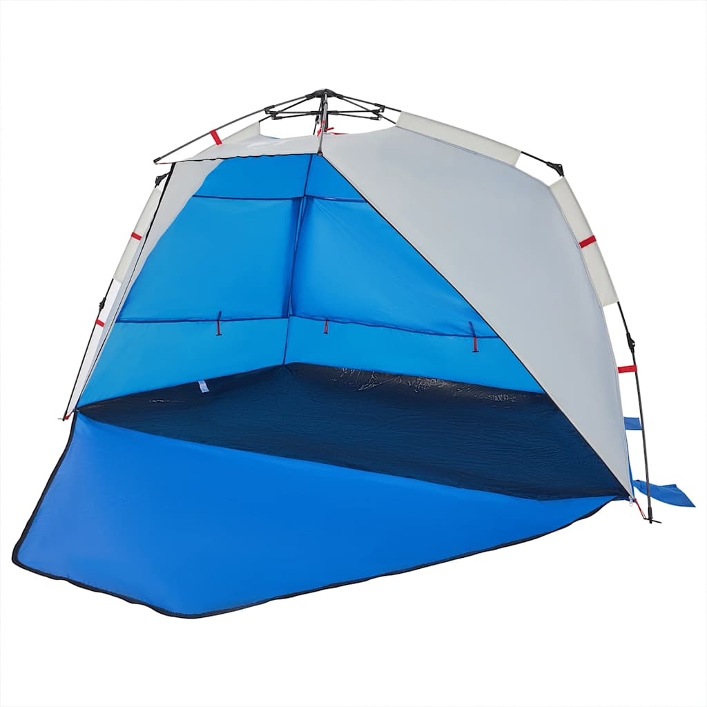 Beach Tent for 3 Persons Azure Blue Quick Release Waterproof