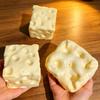Оригинальная сырная игрушка-сквиши с наполнителем из вазелина, 1/3 шт. Сырный сквиши, сжимаемая игрушка, мягкая, густая текстура, нежесткая, антистресс