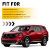 For - Honda Pilot Front Side Bumper Trims Pair Left Right LH RH Black