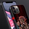 Anime Jujutsu Kaisen Case for iPhone 14 11 13 Pro Max 12 Mini XR 7 8 Plus SE 2020 XS 6 6S + Coque Black Soft Phone Bag Cover