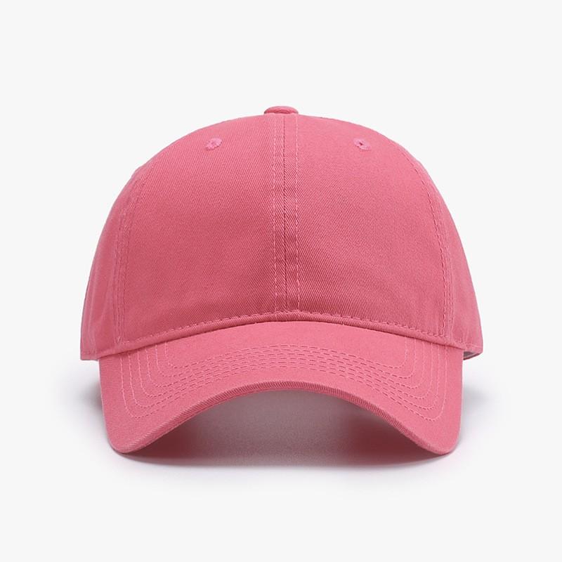 Solid Color Advertising Cap Custom Logo Embroidery PVC Woven Soft Top Baseball Cap Sports Casual Catering Duck Tongue