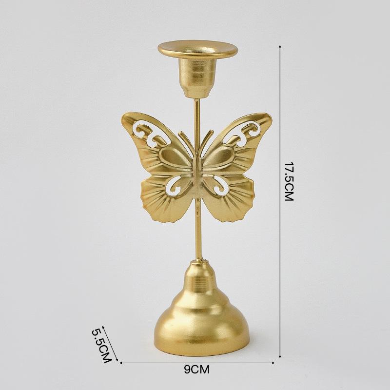 Романтические украшения стола Ретро Реквизит для ужина при свечах Подсвечники