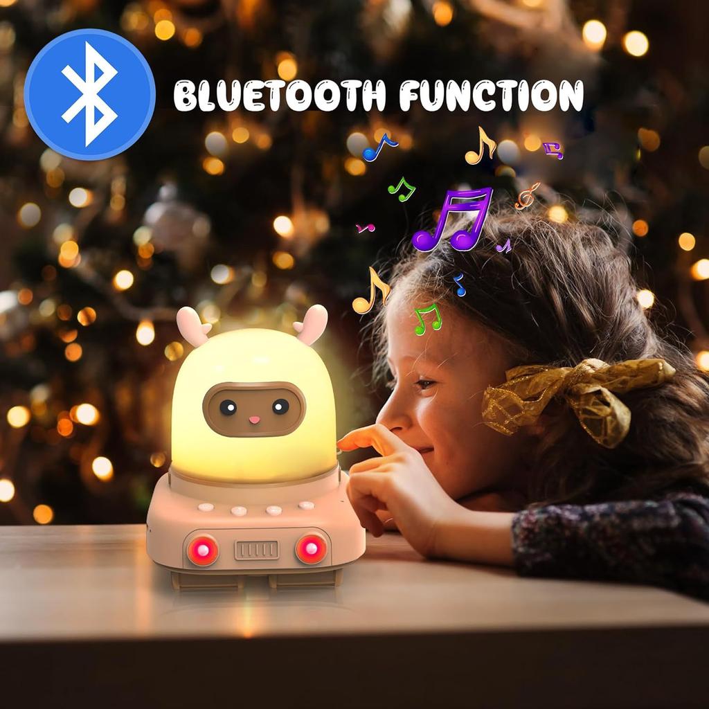 Музыкальный проектор, ночник для детей 3 в 1, милый олень, звезда, проектор, 6 фильмов, динамик, детская комната, декоративная лампа