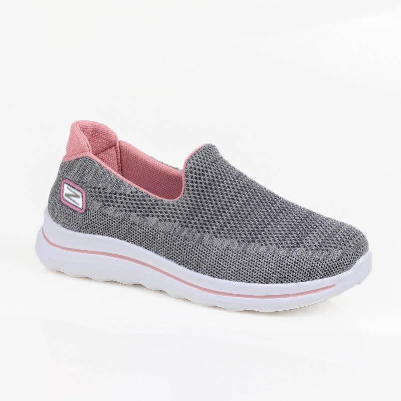 Shoes for Women 2023 New One Step Lazy Shoes, Casual Versatile Mom's Web Shoes, Soft Sole Women's Sports Shoes, Breathable
