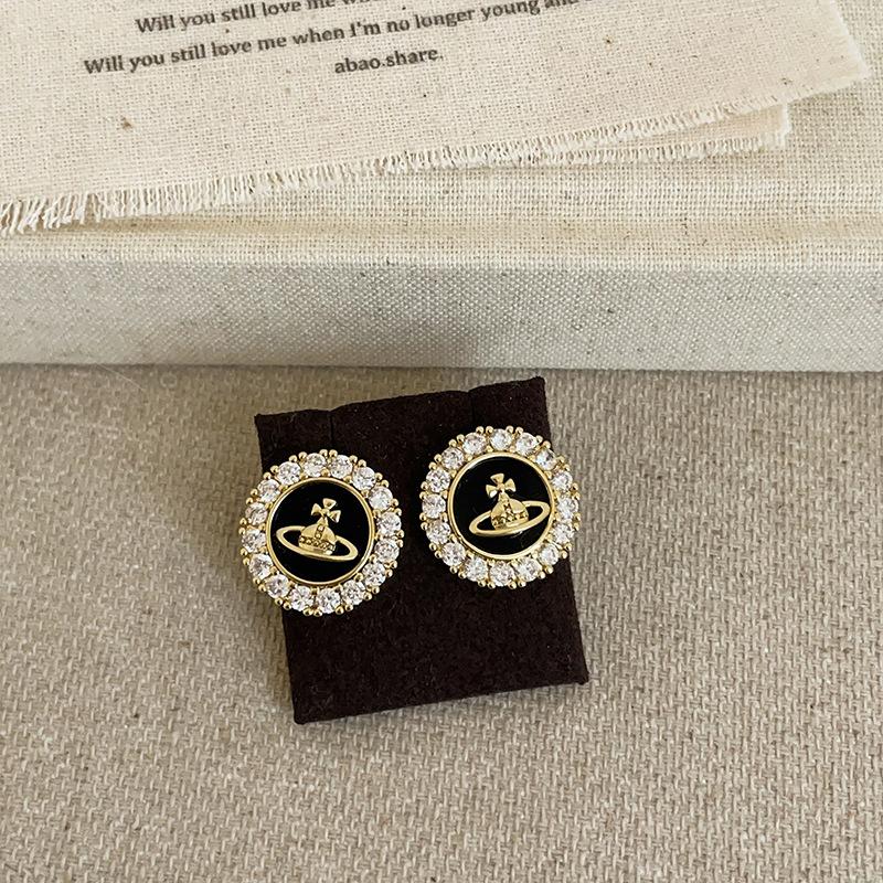 Дизайнерские серьги-гвоздики с каплями масла и планеты Циркония, круглые серьги-гвоздики для женщин, уникальные, индивидуальные, модные, темпераментные, универсальные серьги