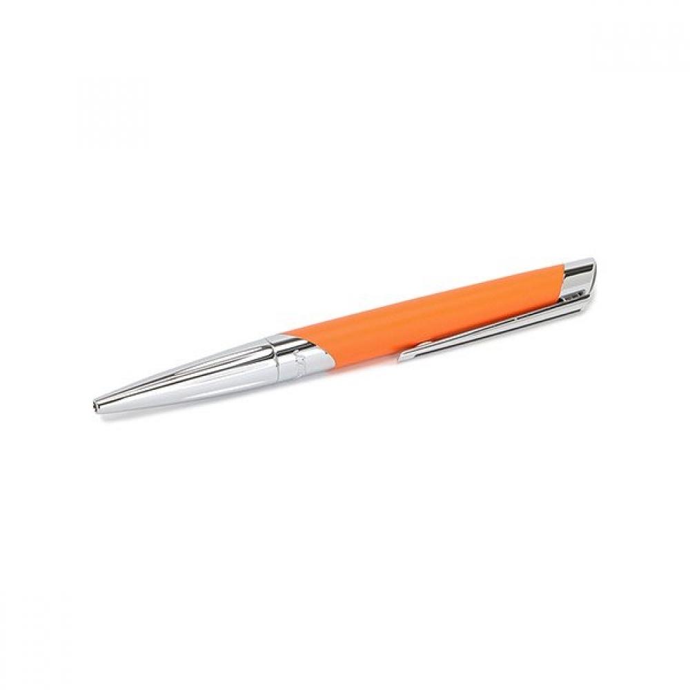 S.t. Dupont Ballpoint Pen Silver Matte Orange Cb405737z