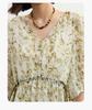 Qianwen Lazy Vacation Style Printed Long Dress for Women