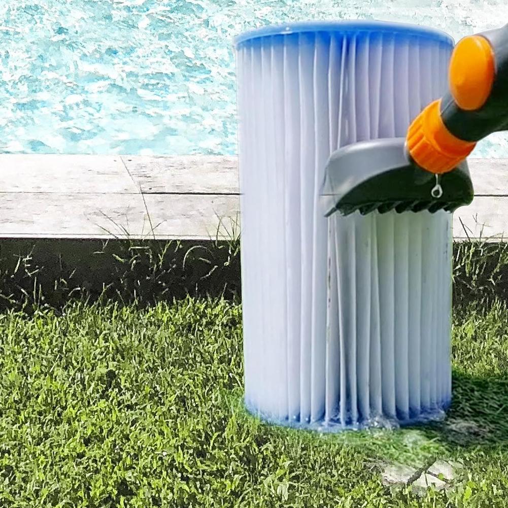 Hand-Held Power Water Sprayer Paper Core Cleaning Wand Pool Cleaning Brush Household Cleaning Equipment