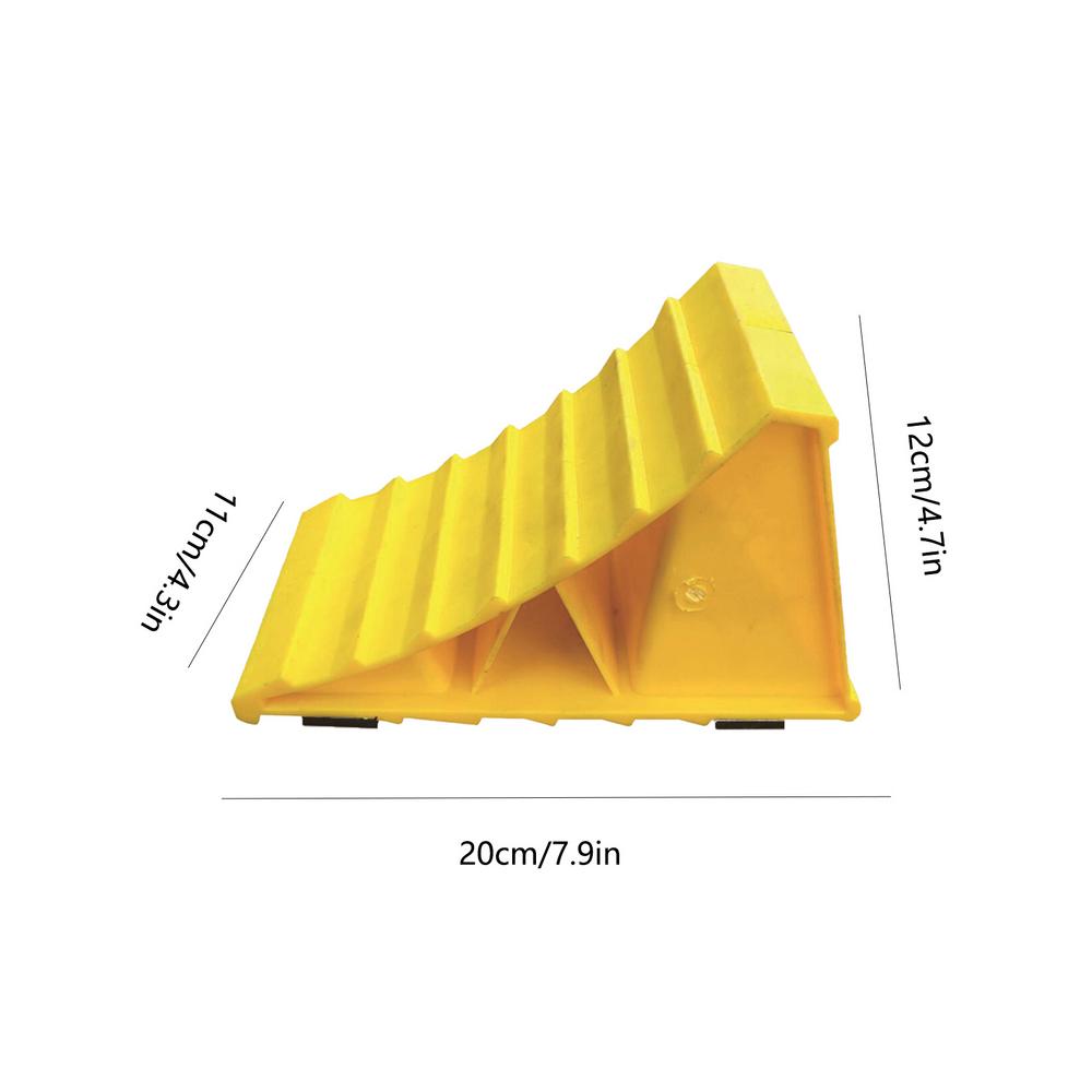 Стопор для автомобильных шин Tire Saver Chock Прочный противоскользящий блок Портативный парковочный стопор для безопасного автомобиля, прицепа, грузовика, парковочные приспособления