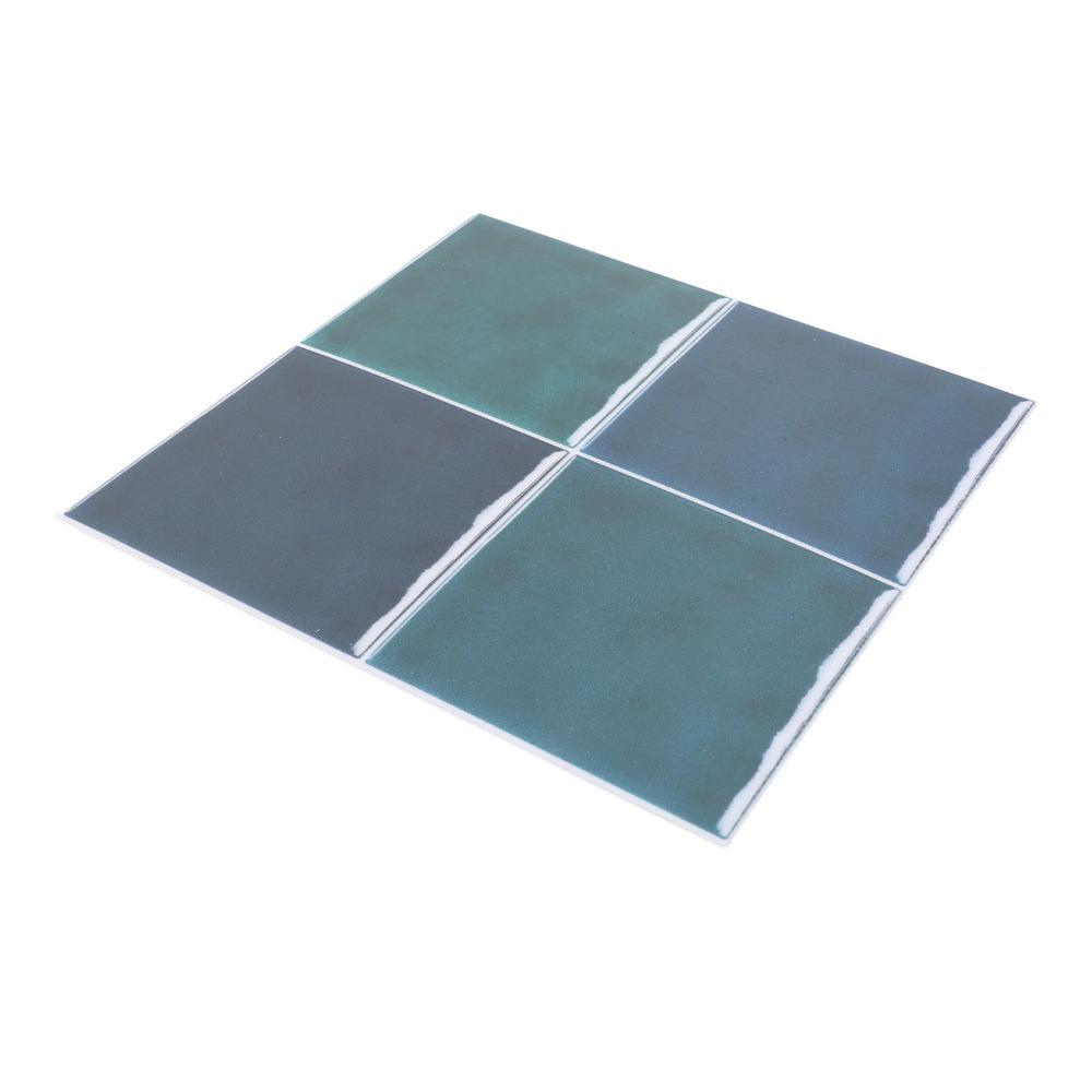 10pcs Green Peel Stick Backsplash 5.9in Wall Tile Decals Ceramic Tile Stickers  Kitchen Backsplash
