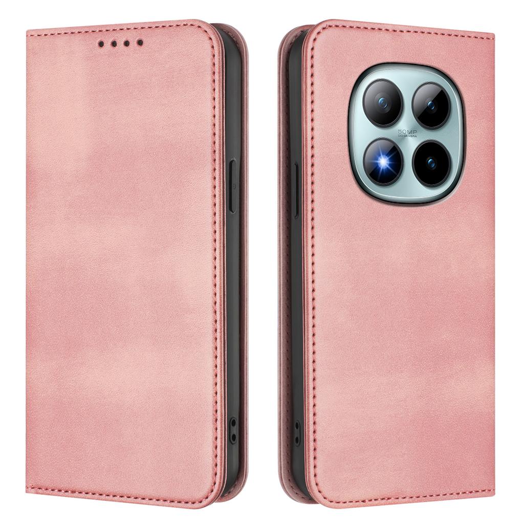 Для Xiaomi Redmi Note 15 Pro+ 5G Чехлы-кошельки Кожаный чехол для телефона с ретро-текстурой и RFID-блокировкой