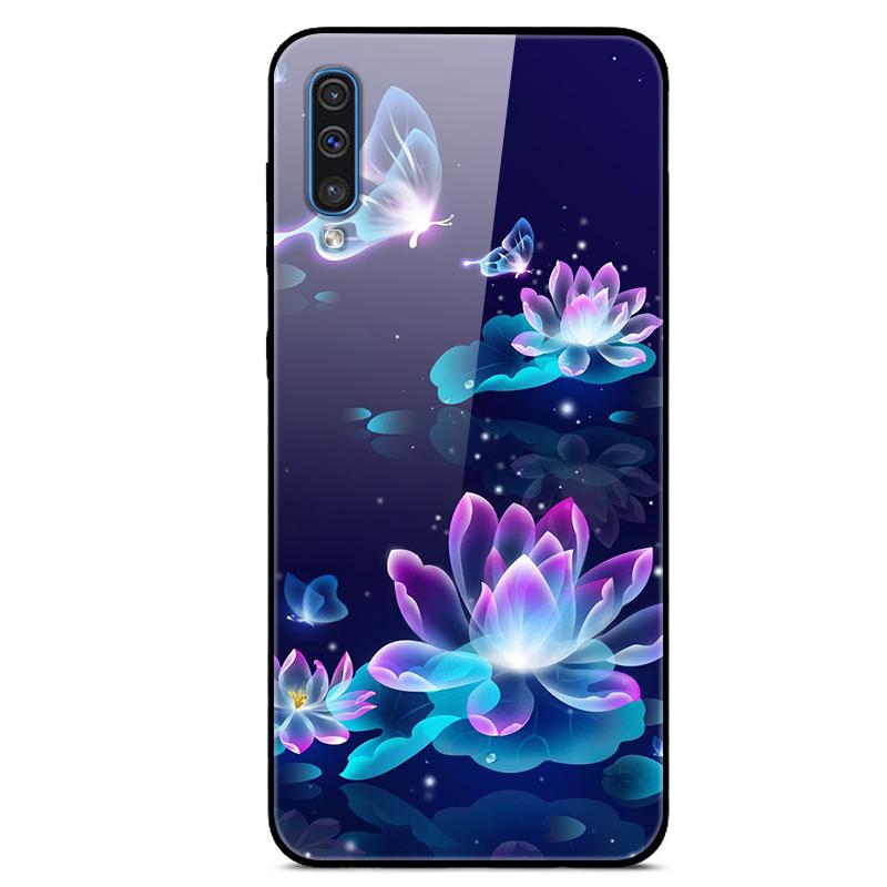 6,4" Чехол для Samsung Galaxy A30s A51 A50 Чехол со стеклянной задней крышкой для Samsung A30s A50 A70 A51 Чехол-бампер A 30s A 51