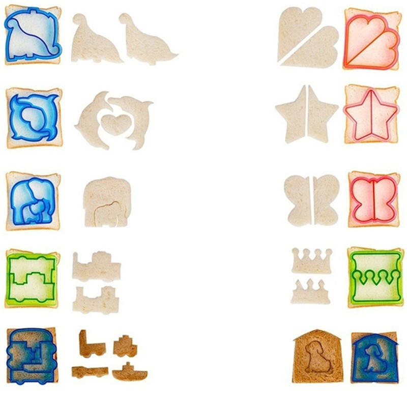 Кухонная форма для нарезки сэндвичей, форма для печенья, тостов, фруктов, мультяшная форма для нарезки, подарок на День защиты детей