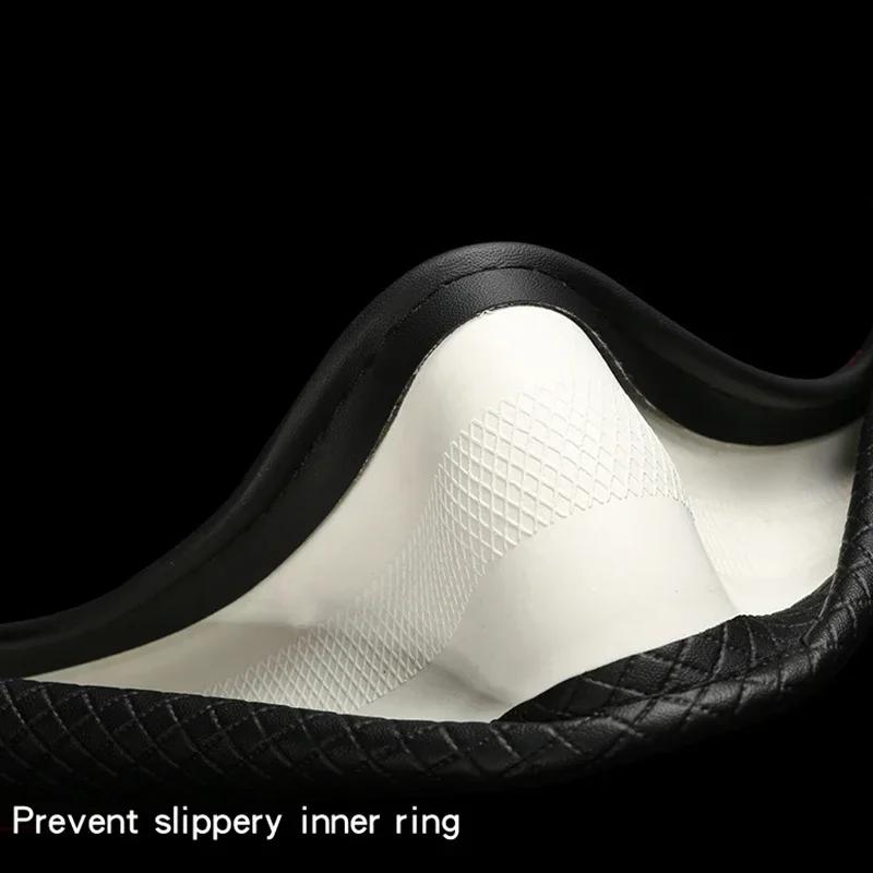 Чехол на руль автомобиля из микрофибры 38 см, нескользящий, для Seat Tarraco Arona Ateca Ibiza Toledo Mii Leon Arosa Exeo ST FR